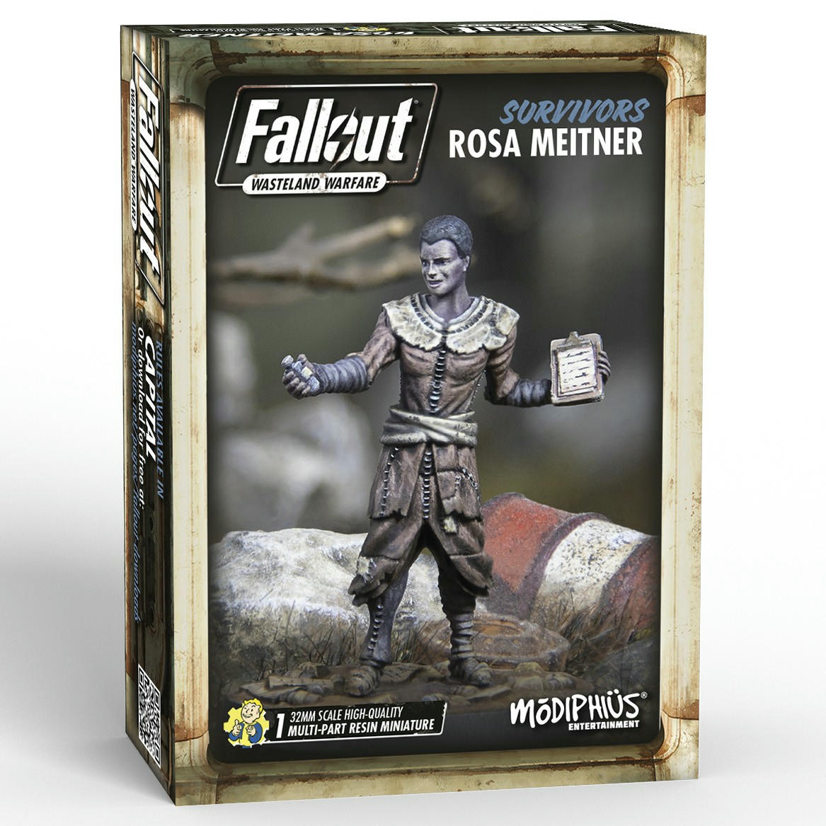 Image of Fallout Wasteland Warfare: Survivors: Rosa Meitner Unpainted MUH0190802