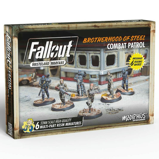 Image of Fallout Wasteland Warfare: Brotherhood of Steel Combat Patrol Unpainted 0190805