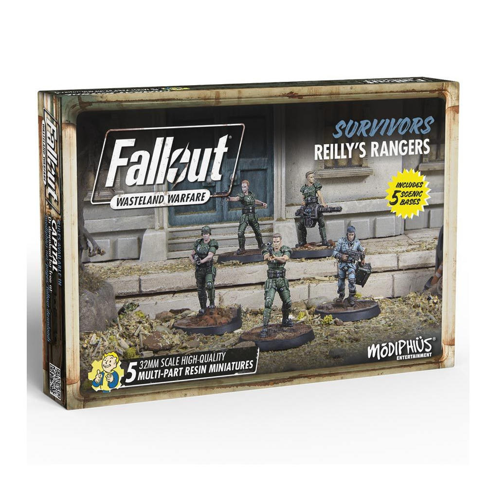 Fallout Wasteland Warfare: Survivors: Reilly's Rangers Unpainted MUH0190809