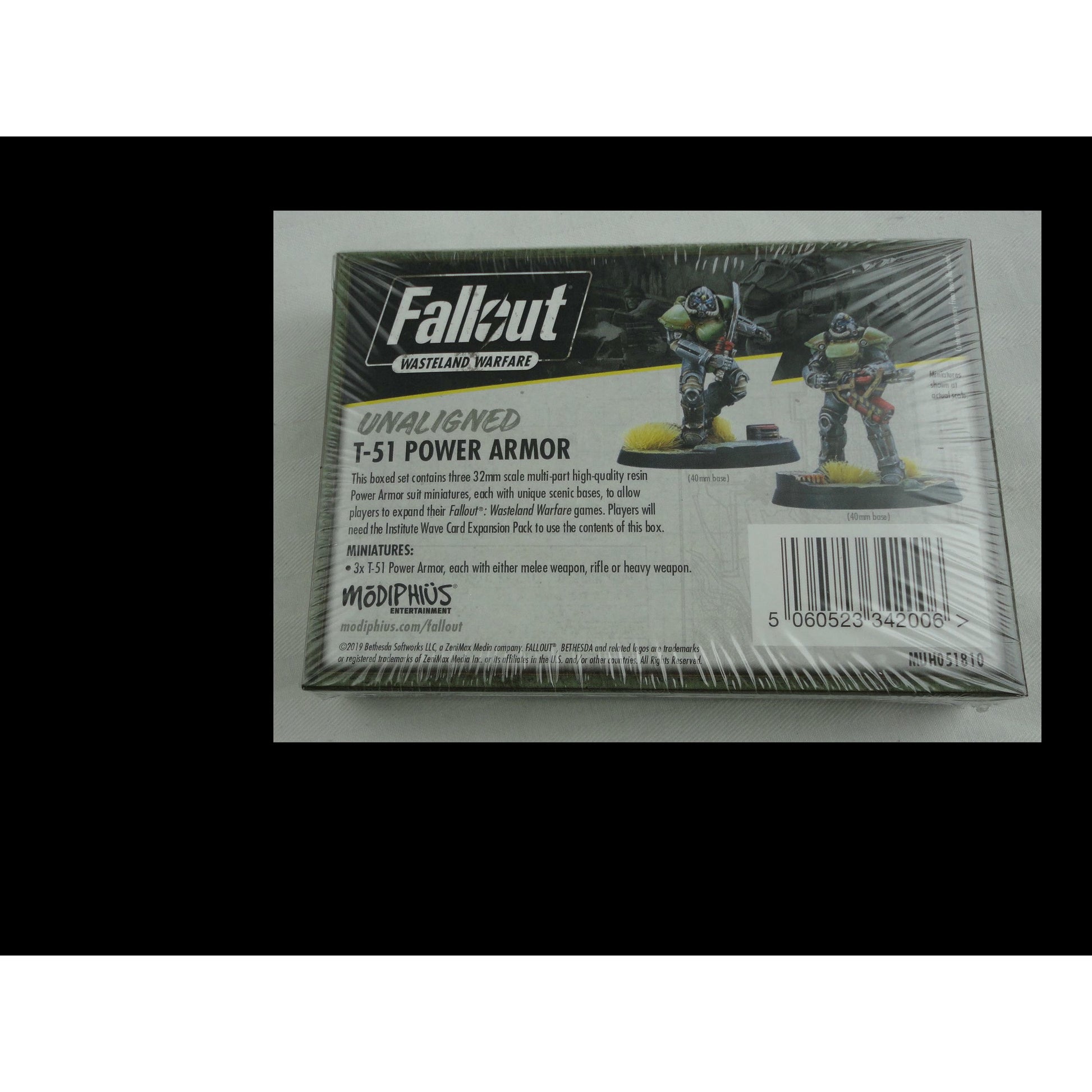 Image of Fallout Wasteland Warfare: Unaligned: T-51 Power Armor Expansion MUH051810