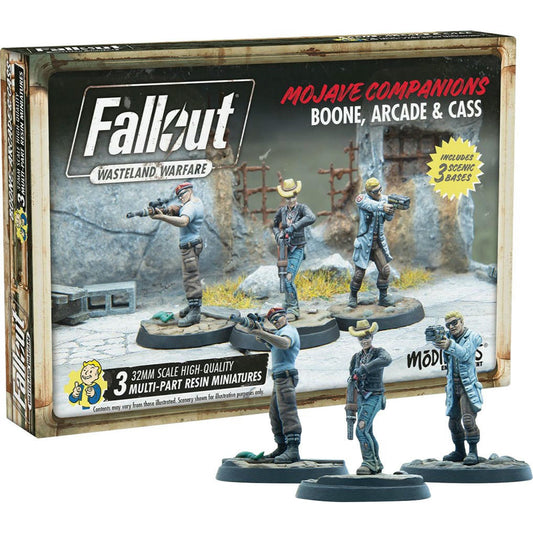 Image of Fallout Wasteland Warfare: Mojave Companions: Boone, Arcade & Cass MUH052155