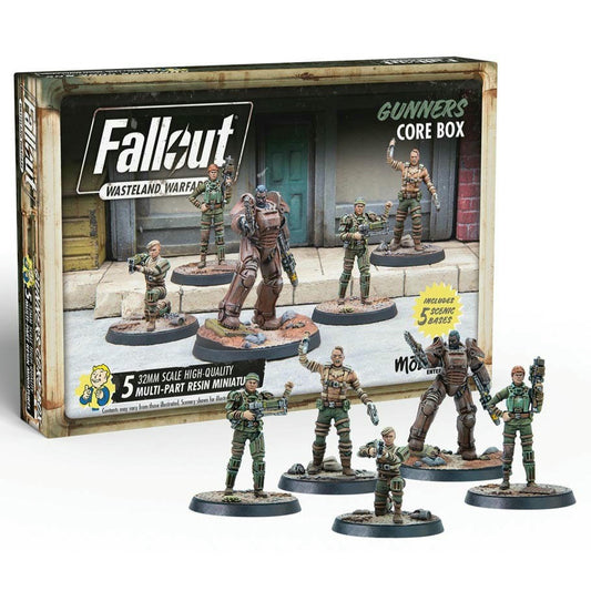 Image of Fallout Wasteland Warfare: Gunners: Core Box MUH052218 Unpainted