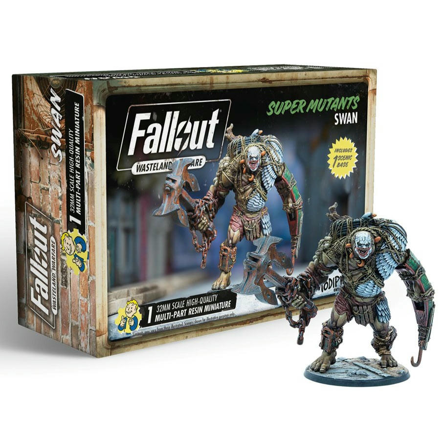 Image of Fallout Wasteland Warfare: Super Mutants - Swan Unpainted Miniature MUH052225
