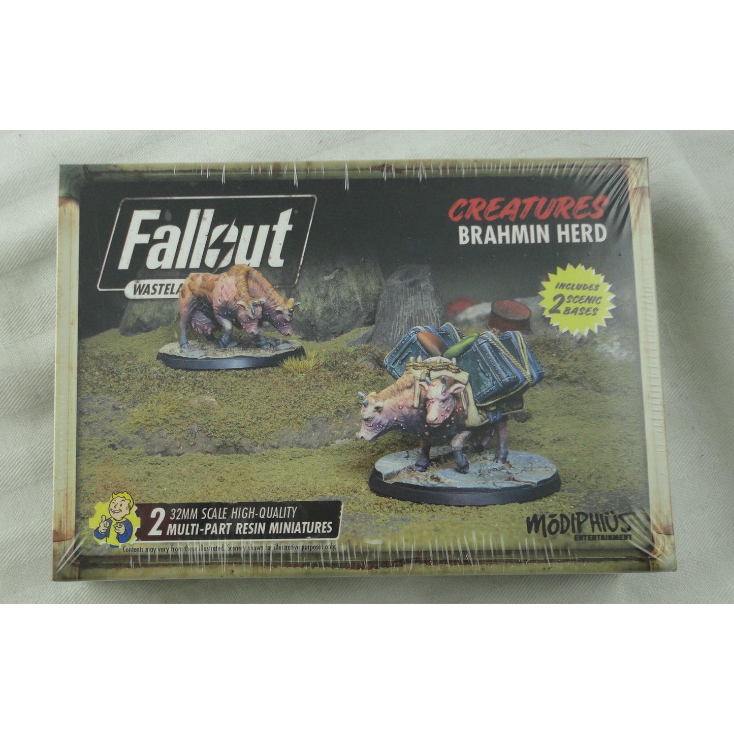 Image of Fallout Wasteland Warfare: Creatures: Brahmin Herd Expansion MUH052229