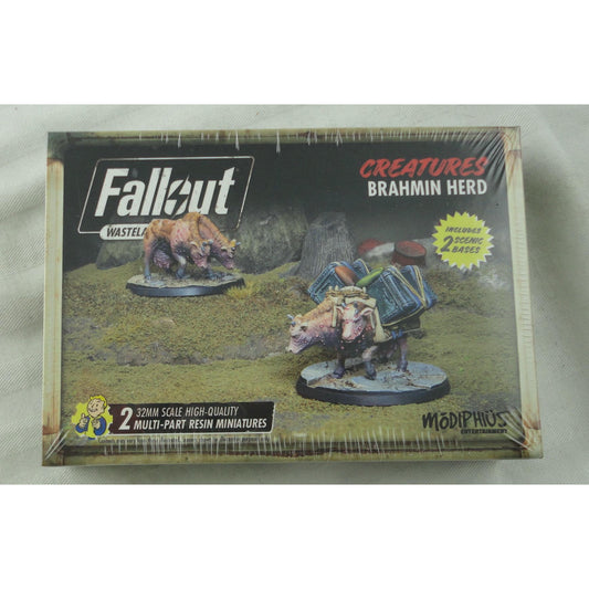 Image of Fallout Wasteland Warfare: Creatures: Brahmin Herd Expansion MUH052229