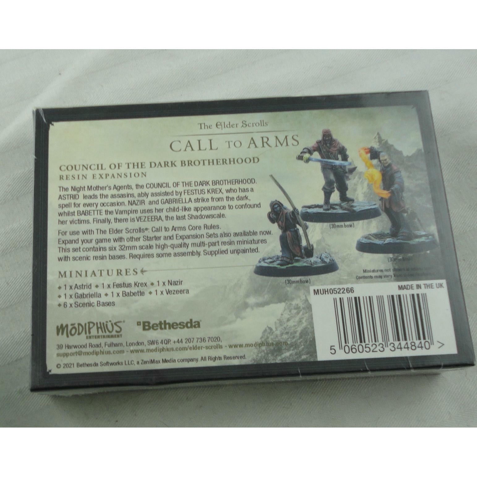 Image of The Elder Scrolls: A Call To Arms Council of the Dark Brotherhood MUH052266