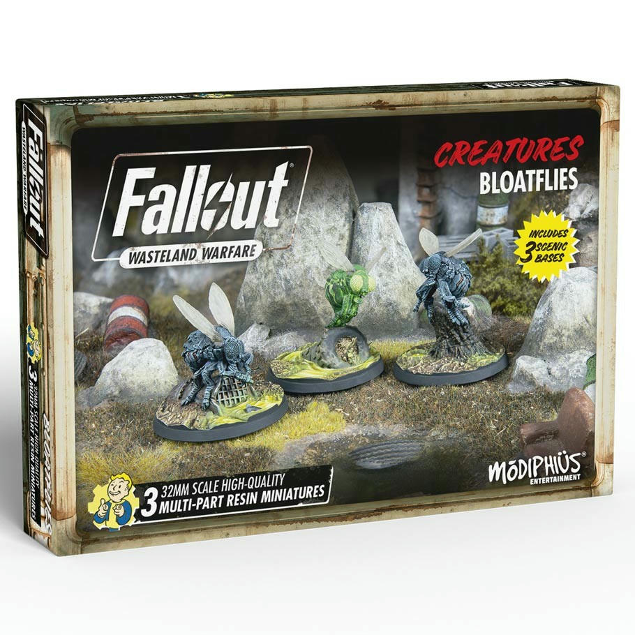 Image of Fallout Wasteland Warfare: Creatures: Unpainted Bloatflies Expansion MUH052287