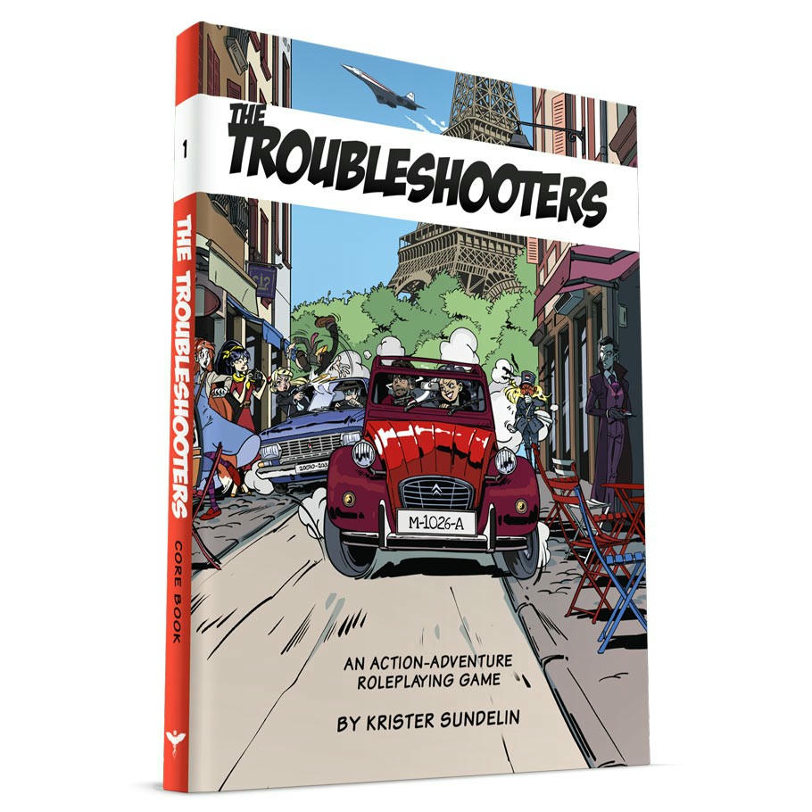 Image of The Troubleshooters RPG Roleplaying Game Core Rulebook MUH052315 Modiphius