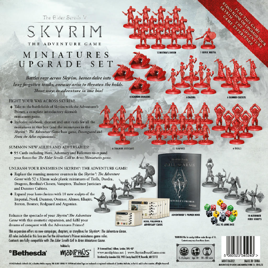 Image of Skyrim The Adventure Game Miniatures Upgrade Set by Modiphius MUH106002