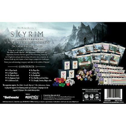 Image of Skyrim The Adventure Game 5-8 Player Expansion by Modiphius MUH106009