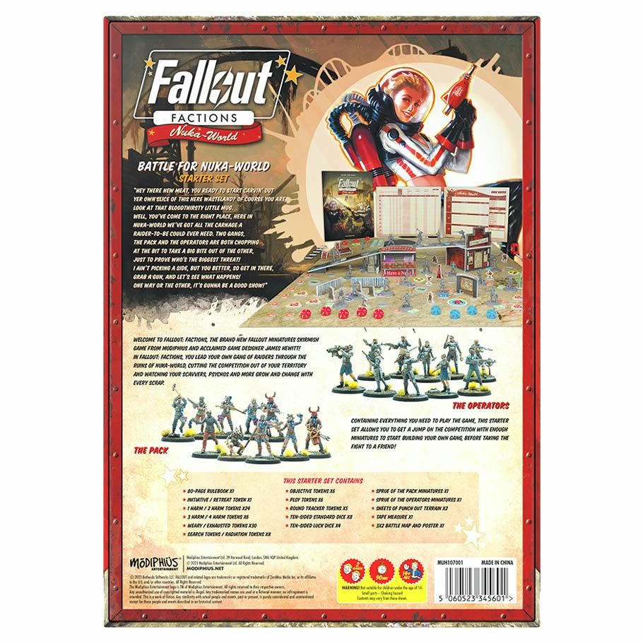 Image of Fallout Factions: Nuka World Miniaures Game 2-Player Starter Set MUH107001