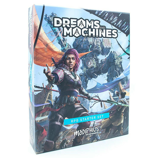 Image of Dreams and Machines RPG Roleplaying Game Starter Set by Modiphius MUH1140105
