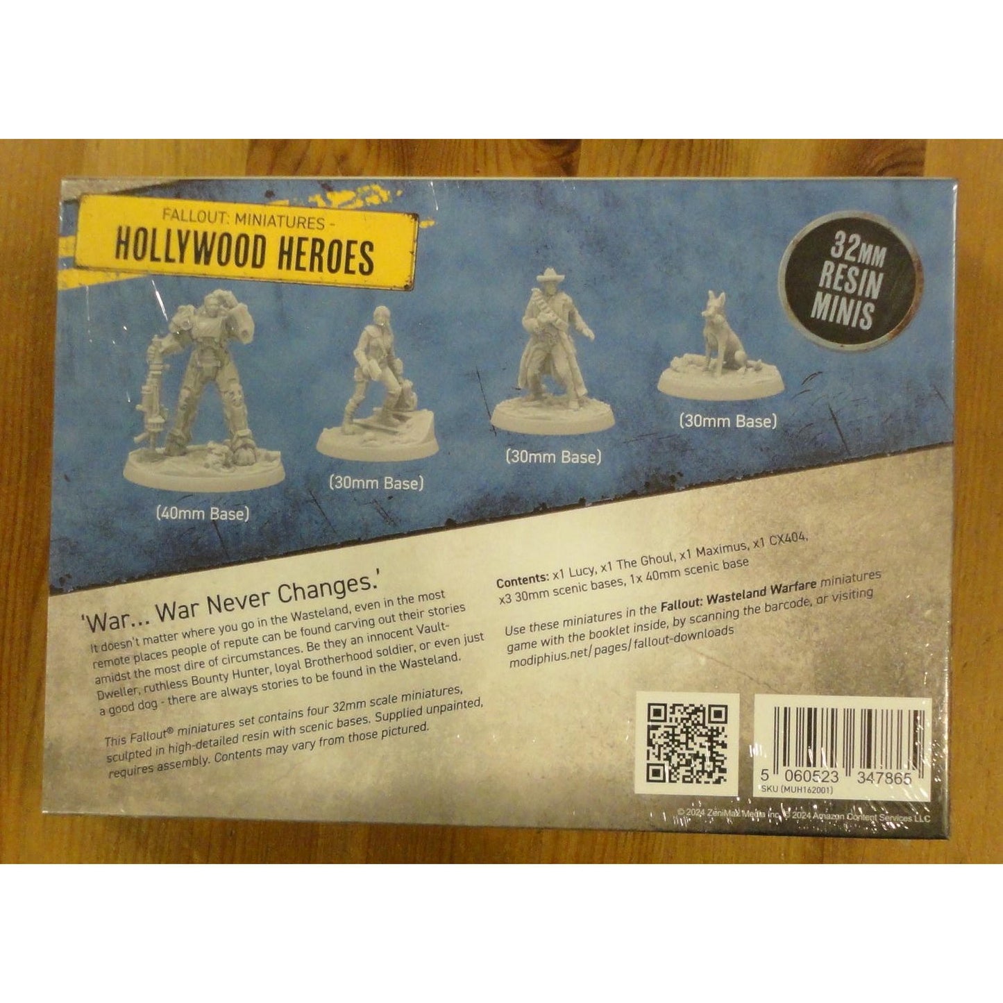 Image of Fallout Wasteland Warfare: Hollywood Heroes Unpainted Miniatures MUH162001