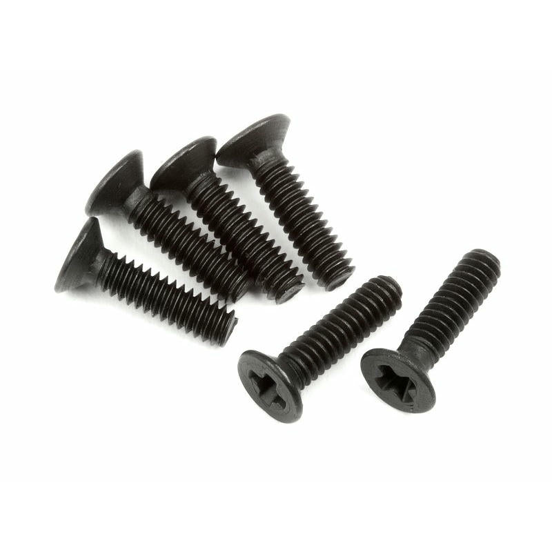 Image of Maverick M2x8mm Flat Head Screws (Black, 6pcs) MVK28039