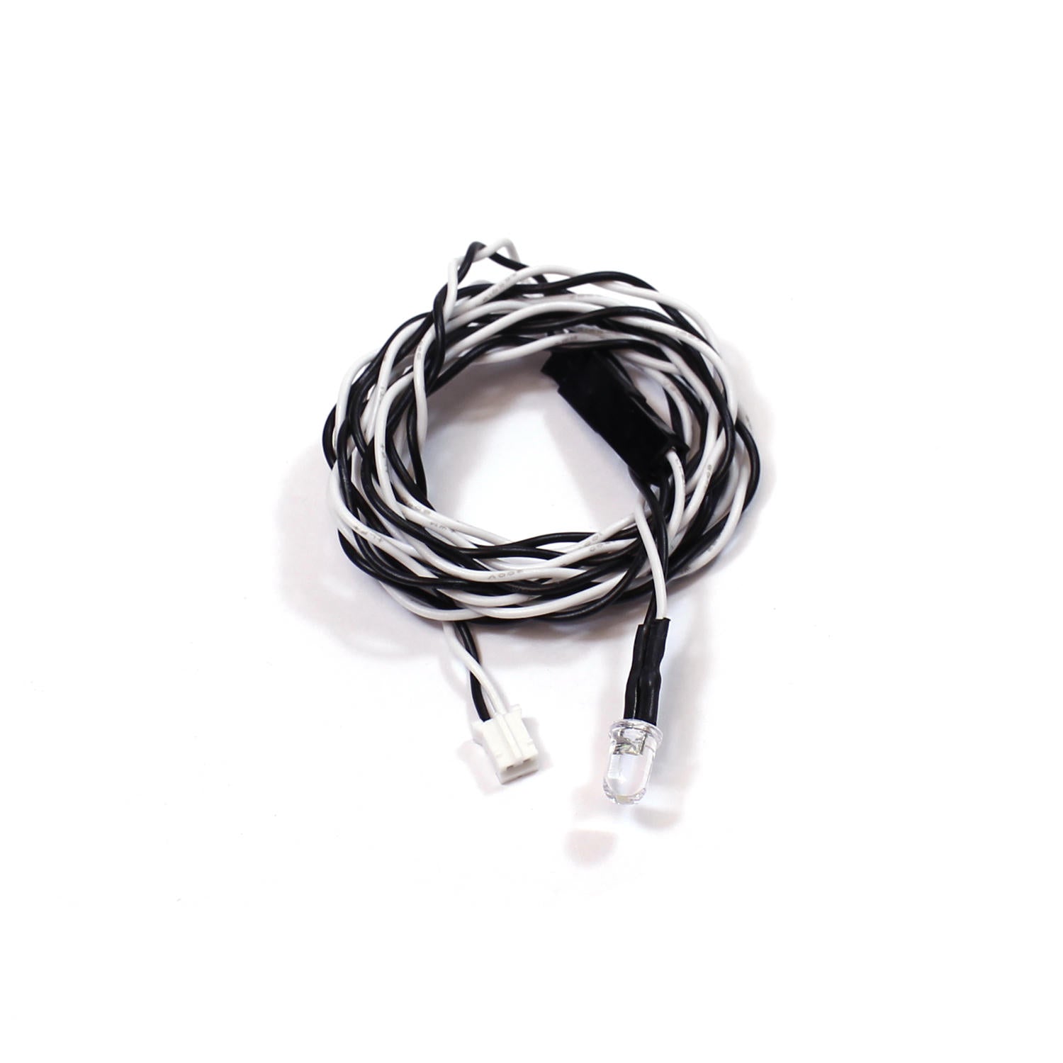 Image of 5mm White  Airplane LED, 39 wire length