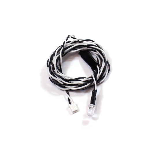 Image of 5mm White  Airplane LED, 39 wire length
