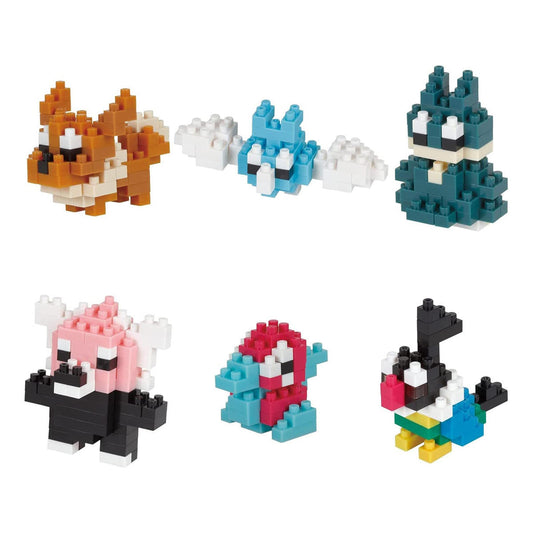 Image of Pokemon Type Normal Set 1 Pokemon, Nanoblock mininano