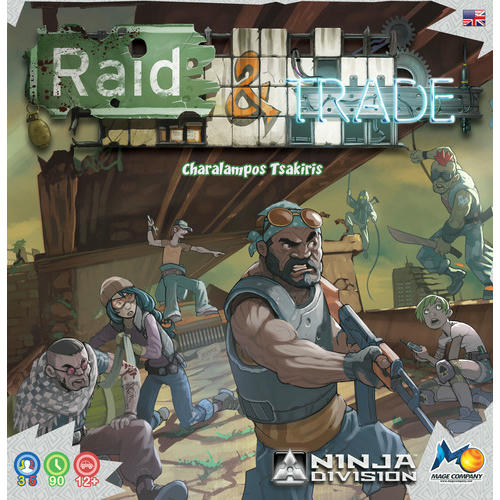 Image of Raid & Trade Post Apocalyptic Bard Game by Ninja Division NJD420101