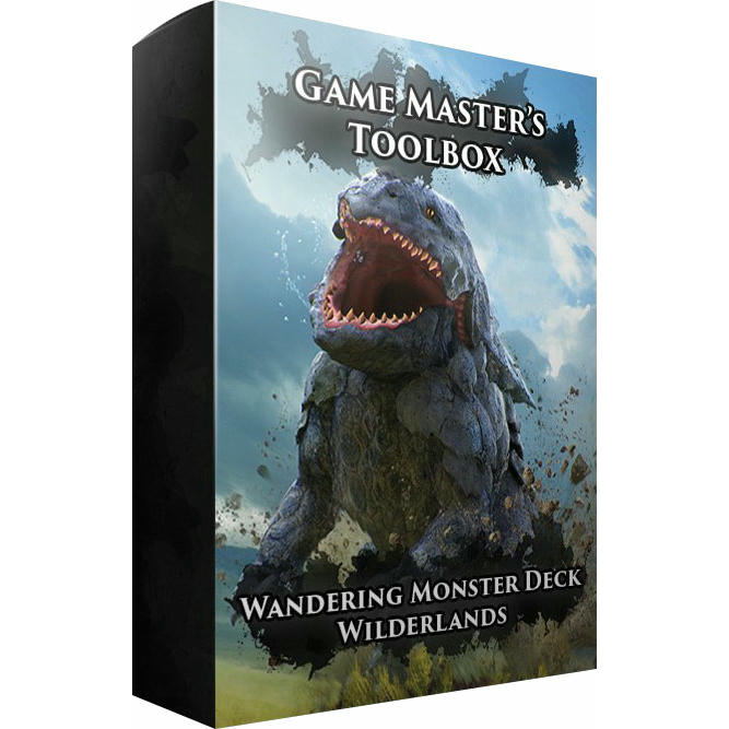 Image of Gamemaster's Toolbox Wandering Monsters Deck Wilderlands D&D 5th Edition by Nord