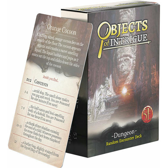 Image of Objects of Intrigue: Dungeon Random Encounter Deck D&D 5th Ed Nord Games