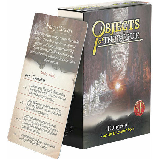 Image of Objects of Intrigue: Dungeon Random Encounter Deck D&D 5th Ed Nord Games