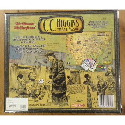 Image of C.C. Higgins Rail Pass Board Game by Numb Skull Games NUM011