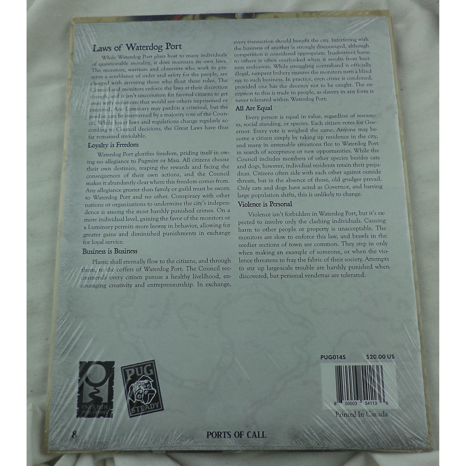 Image of Pugmire Roleplaying Game RPG: Pirates of Pugmire Gamemaster's Screen ONXPUG014S