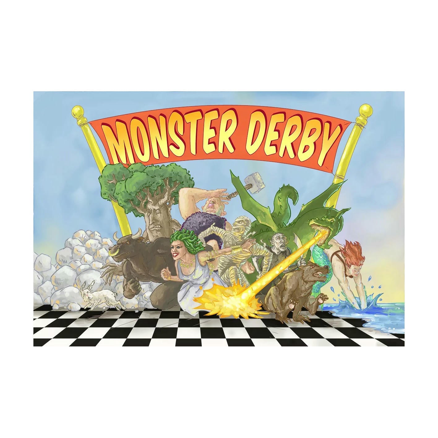 Image of Monster Derby Road Rage Board Game by Gorilla Games OOC1302