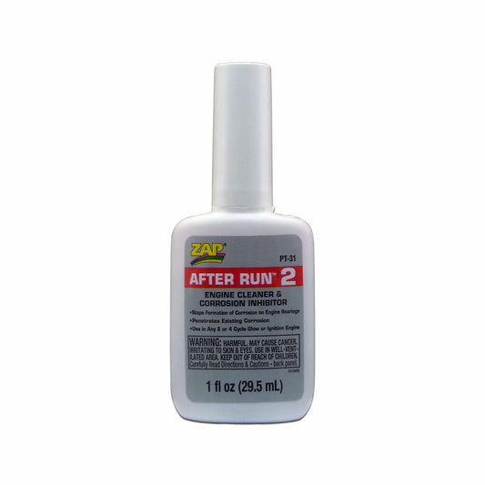 Image of After Run 2 Oil/Rust Inhibitor for Nitro Engines by ZAP Products PAAPT31 (1oz)