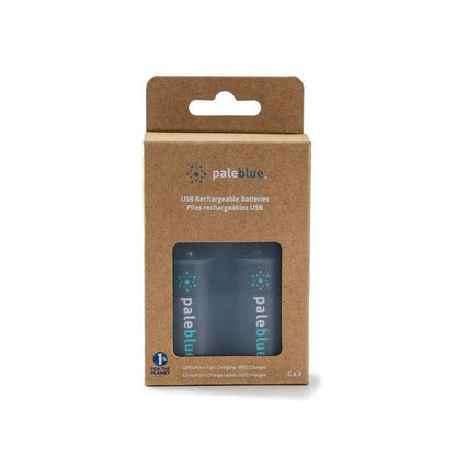 Image of Pale Blue Lithium Ion Rechargeable C Batteries 2pk