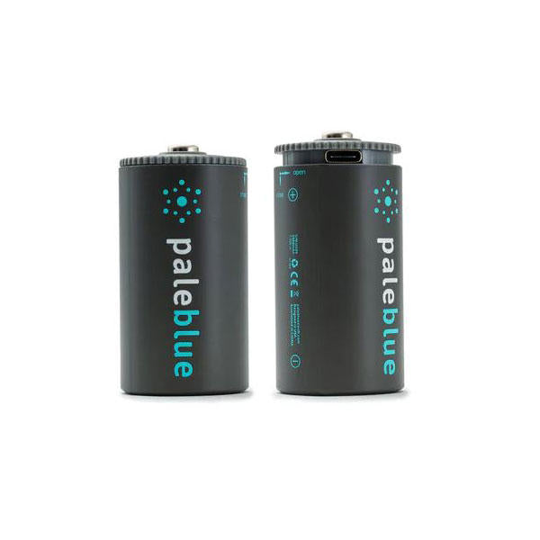 Image of Pale Blue Lithium Ion Rechargeable D Batteries 2pk