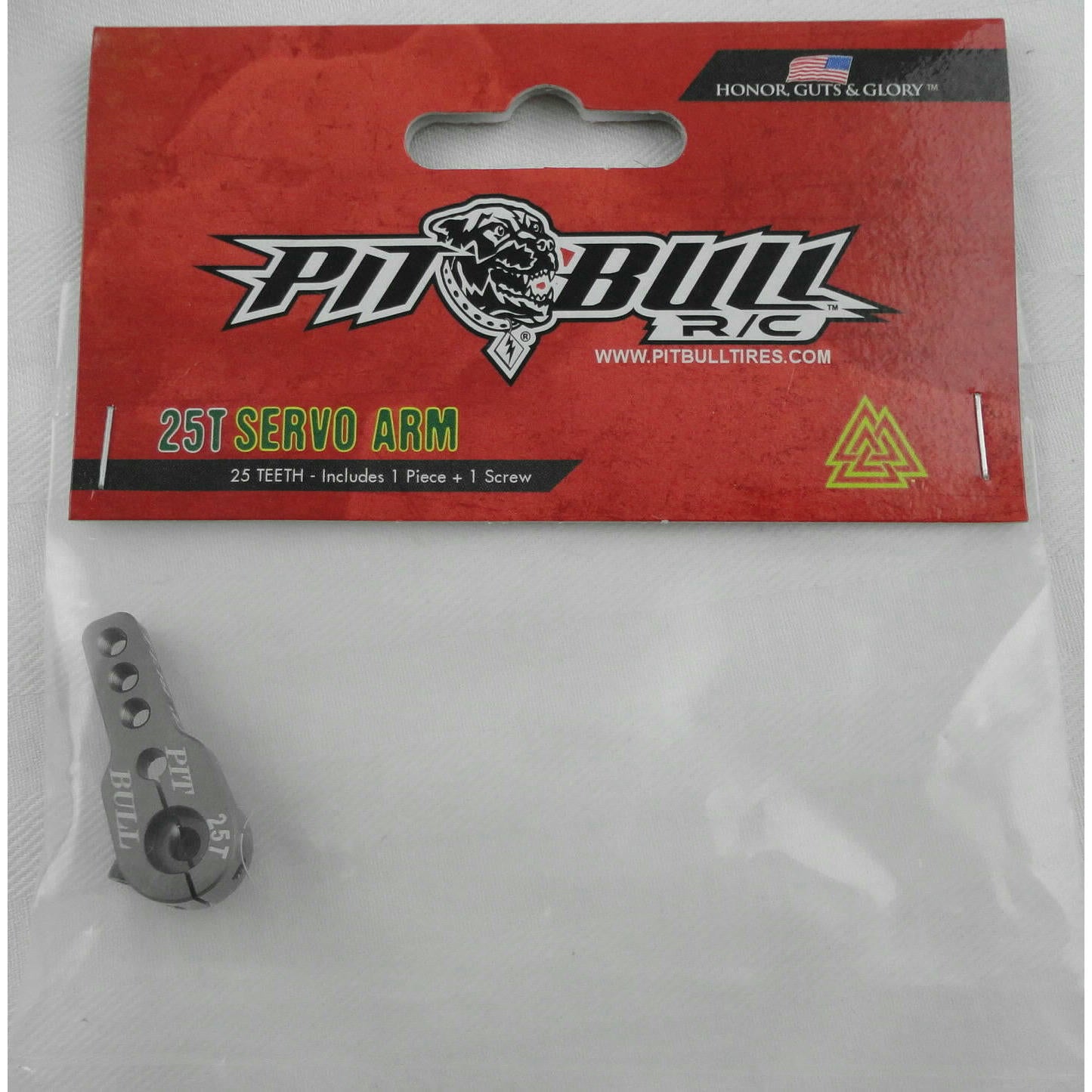 Image of Pitbull PBX 6061 Aluminum Clamping Alloy Servo Horn for Futaba/Savox 25T PBH25T
