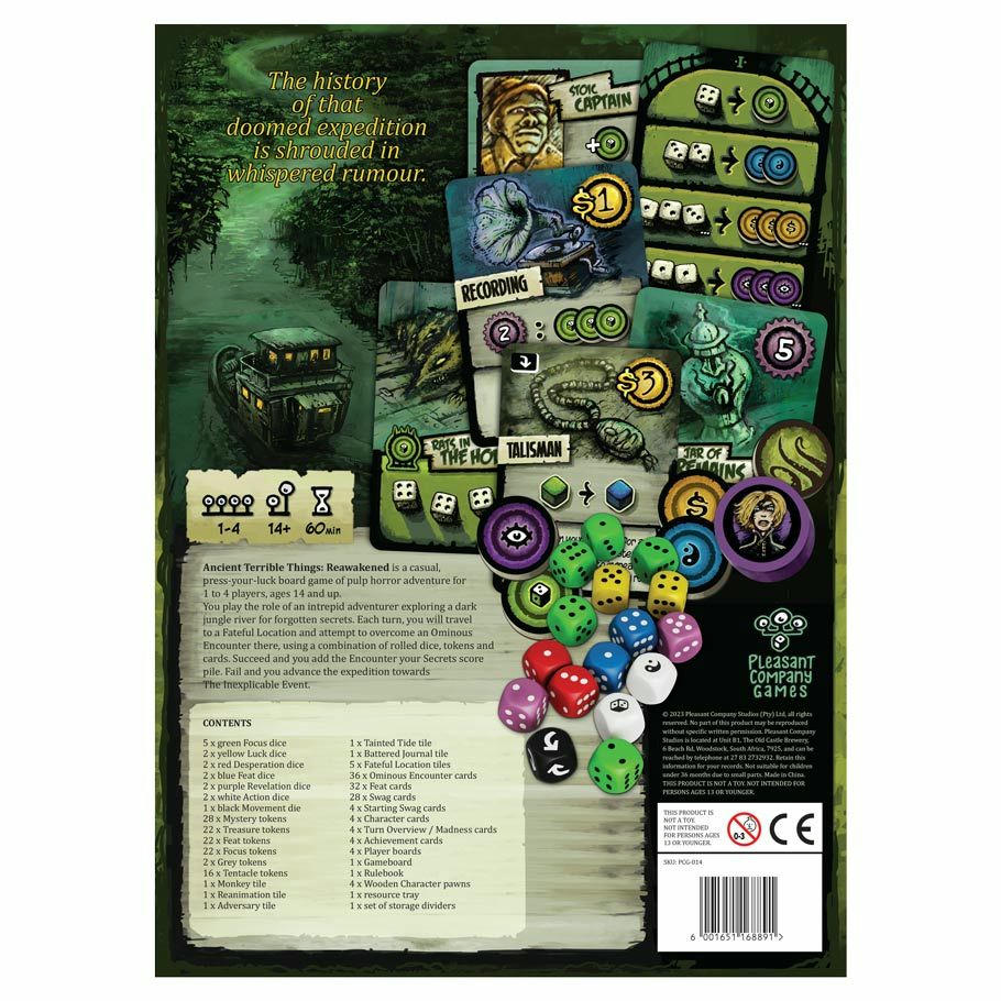 Image of Ancient Terrible Things Reawakened - A Pulp Horror Dice Game PCG014