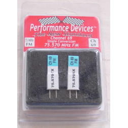 75Mhz FM Crystal Set Hitec - Channel 69