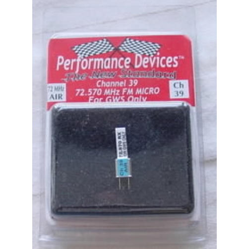 GWS Chan 39 FM Micro Crystal 72.570MHz