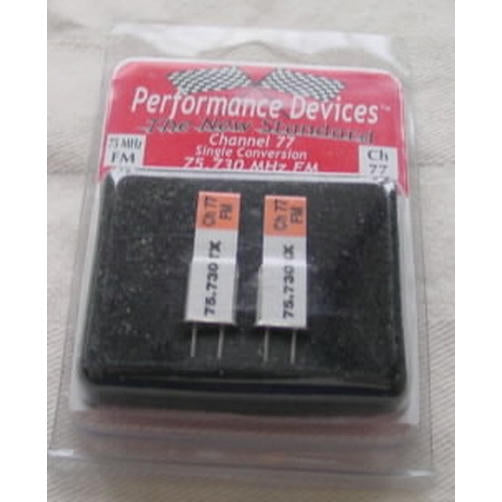 Image of JR Radios 75Mhz FM Transmitter/Receiver Crystal Set - Channel 77 PDV6000077