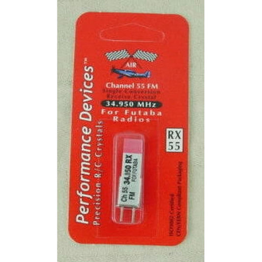 Futaba 35Mgh DC RX Crystal CH55 34.950Mhz