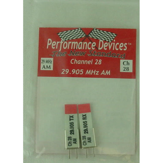 29Mhz AM Crystal Set - Channel 28 (29.905Mhz