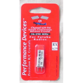 Futaba Single Conversion 36Mhz Receiver Crystal (Channel 629 - 36.290)