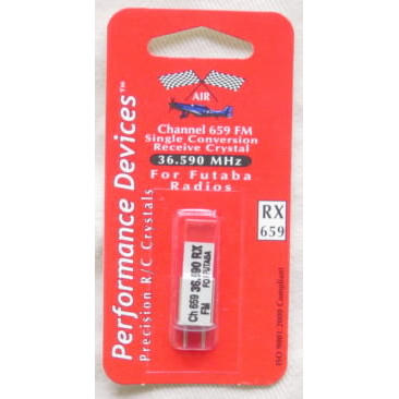 Futaba Single Conversion 36Mhz Receiver Crystal (Channel 659 - 36.590)