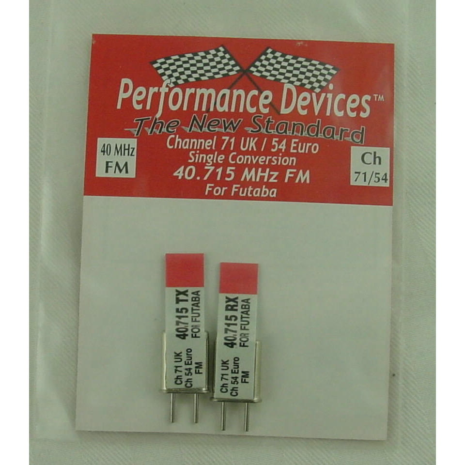futaba FM SC 40Mhz 40.715 CH 71UK/54Euro TX/RX set