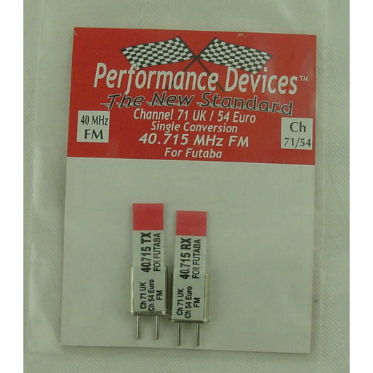 futaba FM SC 40Mhz 40.715 CH 71UK/54Euro TX/RX set