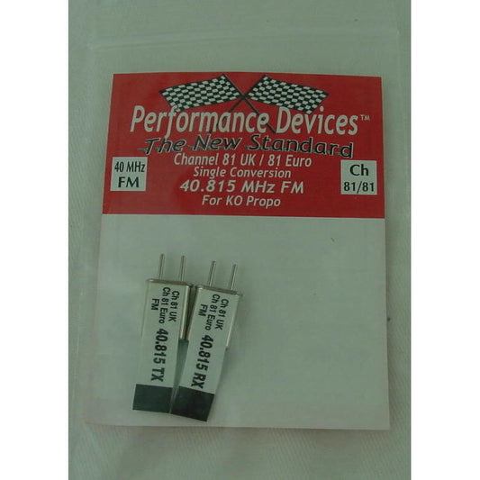 Ko Prop 40Mhz Crystal Set 81UK / 81 Euro