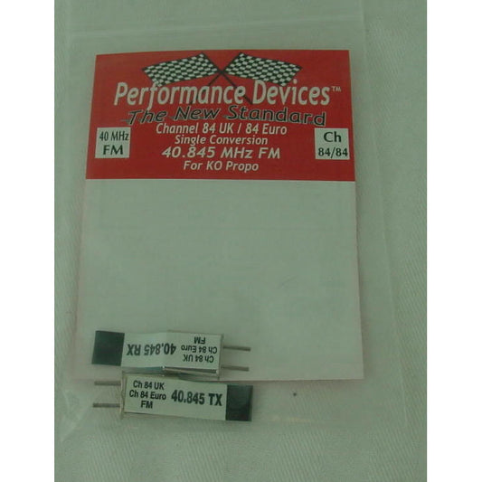 Ko Prop 40Mhz Crystal Set 84UK / 84 Euro