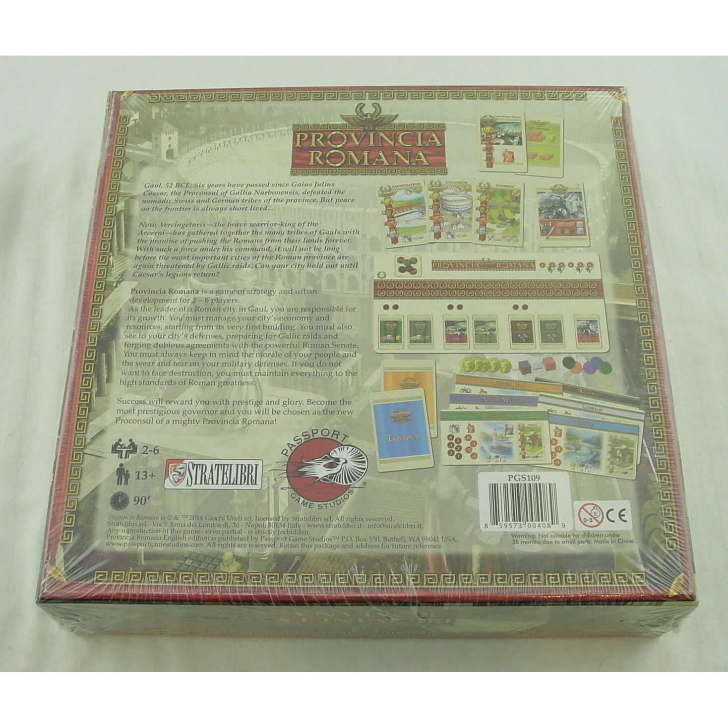 Image of Provincia Romana board game by Passport Game Studios PGS109