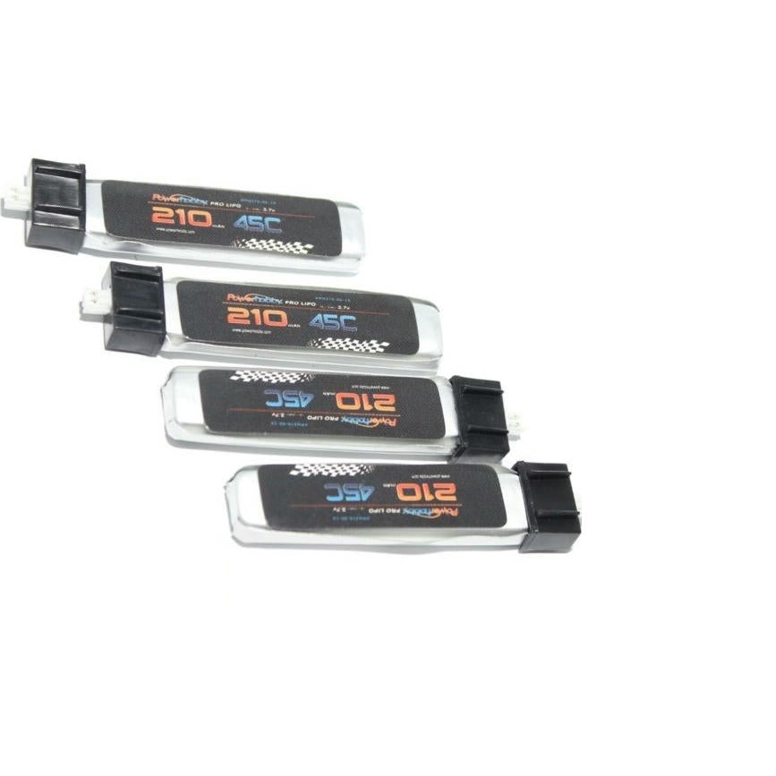 Image of Power Hobby 3.7V 100mAh 1S 45C Lithium Polymer Batteries (4pcs) EFL/BLH Plug