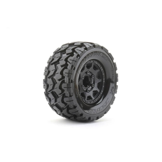 Image of 1/10 2.8 MT Tomahawk Belted Tires (2) with Removable Hex