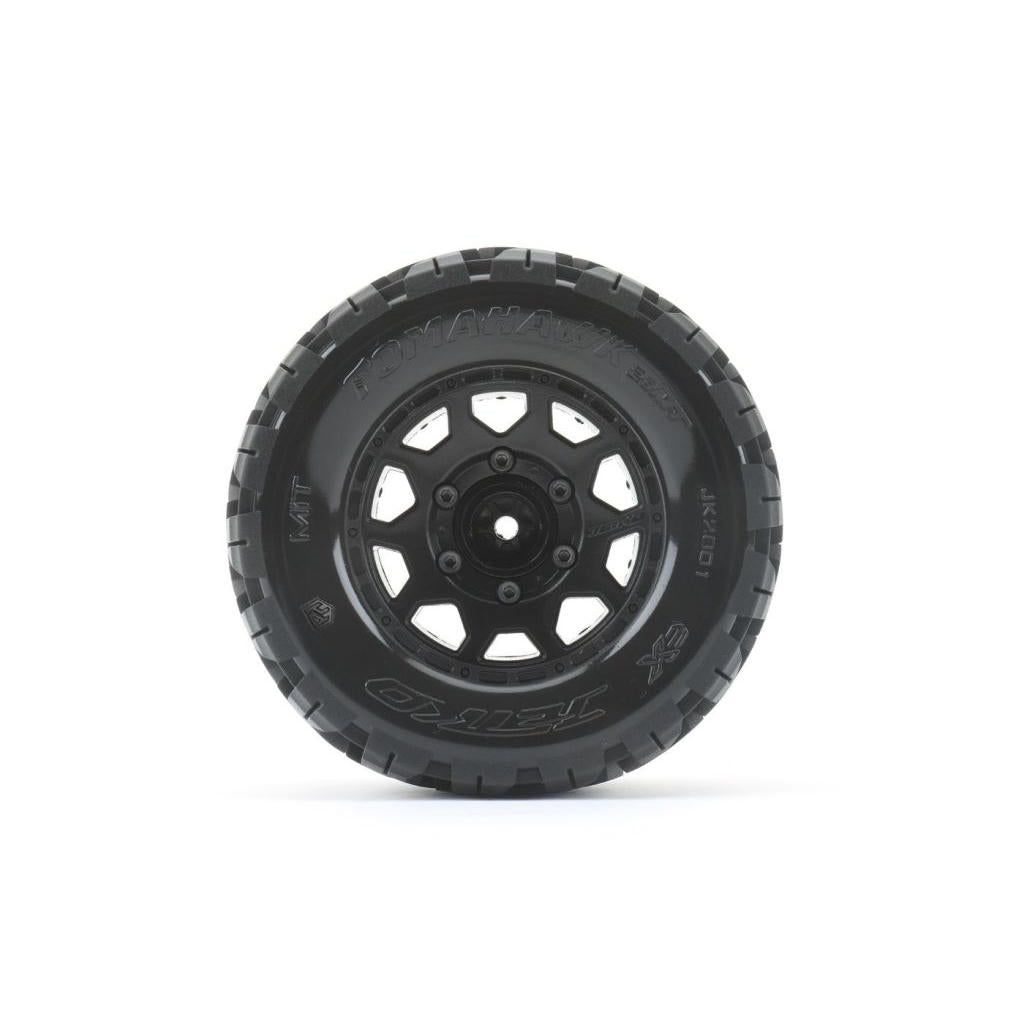 Image of 1/10 2.8 MT Tomahawk Belted Tires (2) with Removable Hex