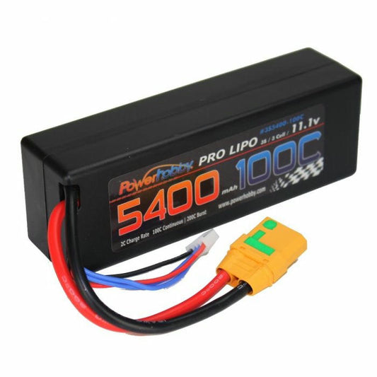 Image of Power Hobby 11.1V 3S 5400mAh 100C Li-Po Lithium Polymer Battery w/XT90