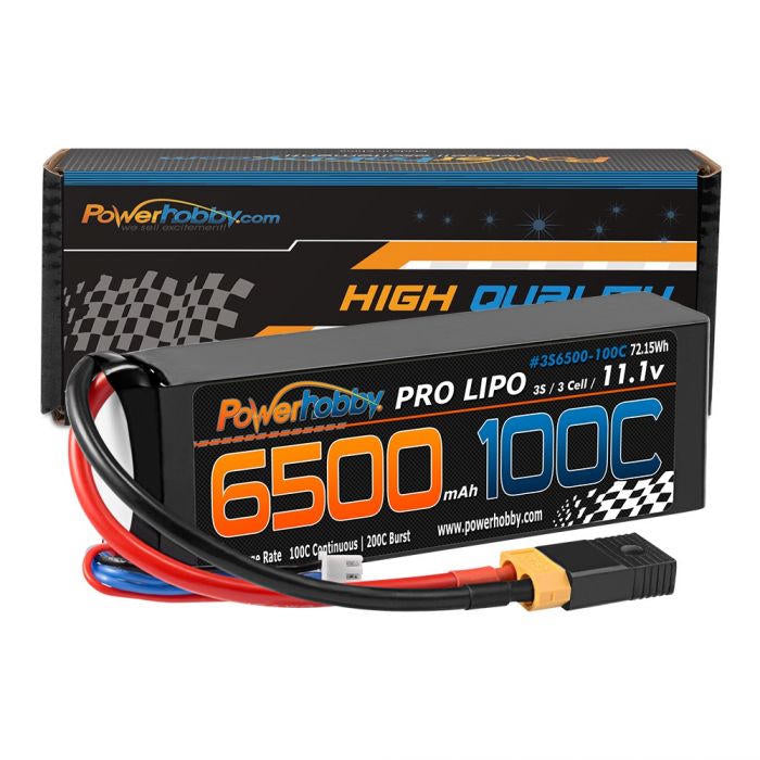 Image of 6500mAh 11.1V 3S 100C LiPO Battery Pack w/ XT60 + Traxxas